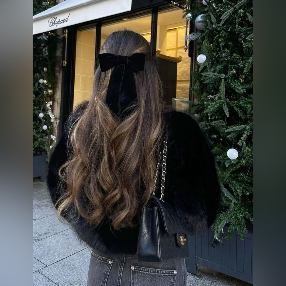 Large Velvet Hair Bow